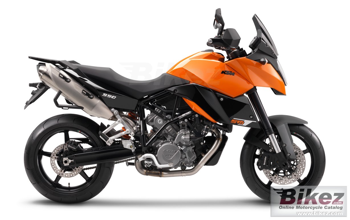 Big KTM 990 supermoto t picture and wallpaper from Bikez.com